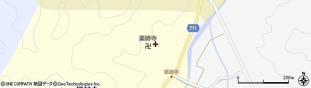 京都府京丹波町（船井郡）鎌谷中（寺谷）周辺の地図