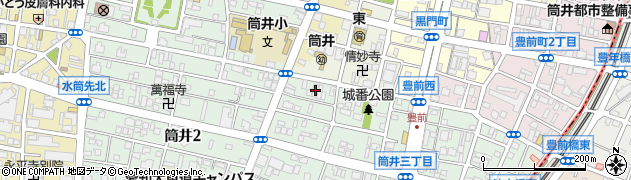 愛知県名古屋市東区筒井3丁目1-6周辺の地図