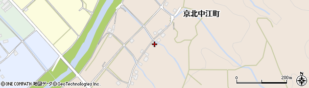 京都府京都市右京区京北中江町（谷川尻）周辺の地図