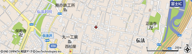 静岡県富士市伝法2605周辺の地図