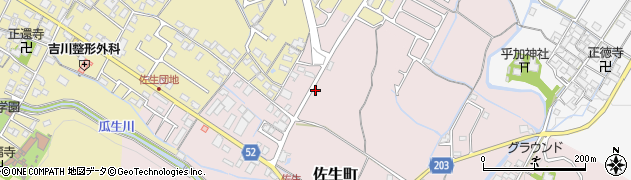 滋賀県東近江市佐生町248周辺の地図