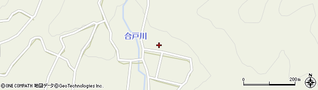 愛知県設楽町（北設楽郡）西納庫（炭焼）周辺の地図