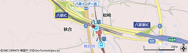 八草駅周辺の地図