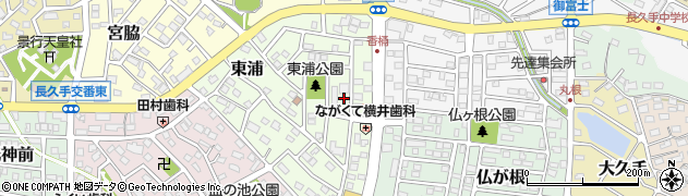 愛知県長久手市東浦707周辺の地図