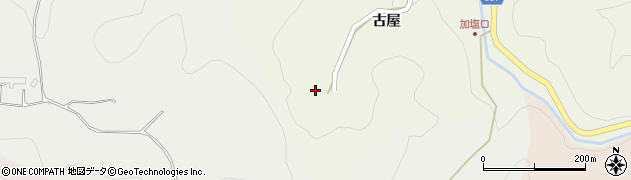 愛知県豊田市加塩町古屋10周辺の地図