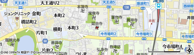 延命禅寺周辺の地図