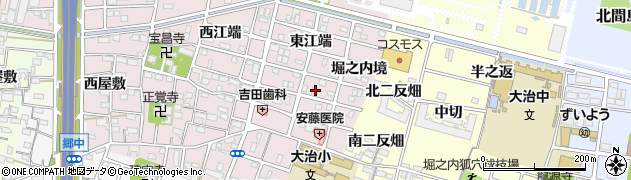 愛知県海部郡大治町花常中切17周辺の地図