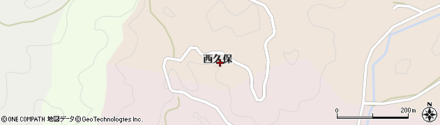 愛知県豊田市上切山町西久保周辺の地図