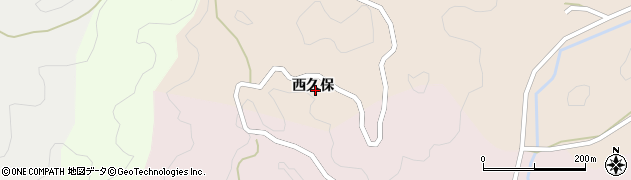 愛知県豊田市上切山町（西久保）周辺の地図