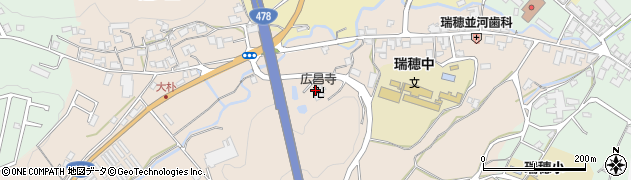 京都府京丹波町（船井郡）大朴（向山）周辺の地図
