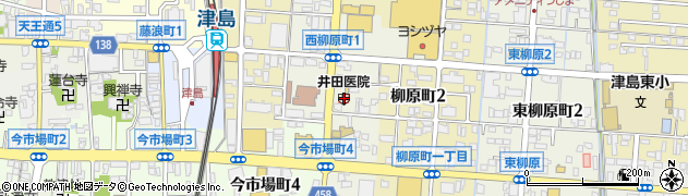 井田医院周辺の地図