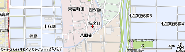 愛知県あま市小橋方（杁之口）周辺の地図