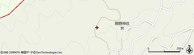 愛知県設楽町（北設楽郡）西納庫（冥加沢）周辺の地図