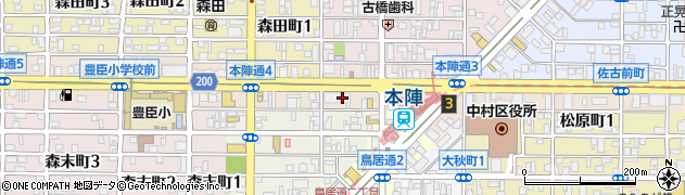 西山電気株式会社　名古屋支店周辺の地図