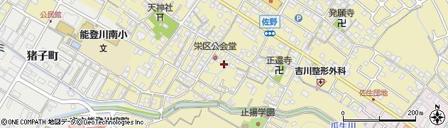 滋賀県東近江市佐野町802周辺の地図