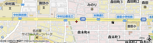 ヤナセ薬局周辺の地図
