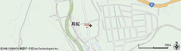 京都府船井郡京丹波町井尻周辺の地図