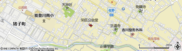 滋賀県東近江市佐野町801周辺の地図