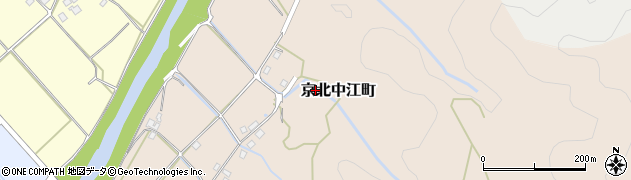 京都府京都市右京区京北中江町（上之町）周辺の地図