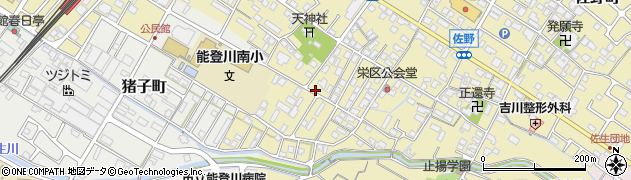 滋賀県東近江市佐野町748周辺の地図