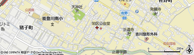 滋賀県東近江市佐野町799周辺の地図