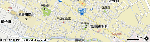 滋賀県東近江市佐野町710周辺の地図