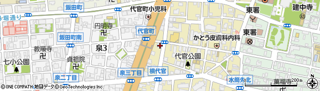 中京銀行代官町支店 ＡＴＭ周辺の地図