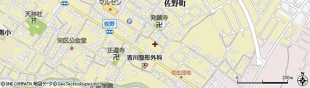 滋賀県東近江市佐野町214周辺の地図