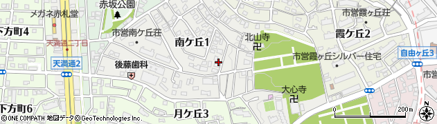 愛知県名古屋市千種区南ケ丘周辺の地図