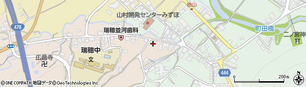 京都府京丹波町（船井郡）大朴（口塩谷）周辺の地図