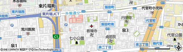 愛知県名古屋市東区泉2丁目4周辺の地図