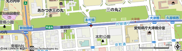 本町橋周辺の地図