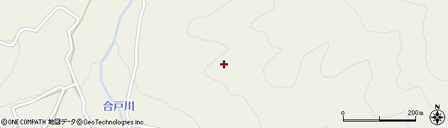 愛知県設楽町（北設楽郡）西納庫（平山）周辺の地図