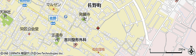 滋賀県東近江市佐野町226周辺の地図