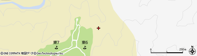 愛知県豊田市月原町市具曽周辺の地図