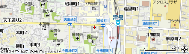千賀サイクル　本店周辺の地図