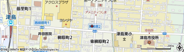 ブックオフ津島店周辺の地図