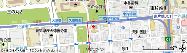 名古屋市役所子ども青少年局子ども・若者総合相談センター周辺の地図