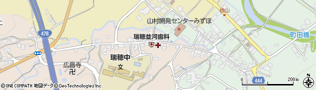 京都北都信用金庫瑞穂支店周辺の地図
