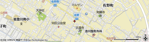 滋賀県東近江市佐野町694周辺の地図