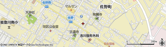 滋賀県東近江市佐野町663周辺の地図
