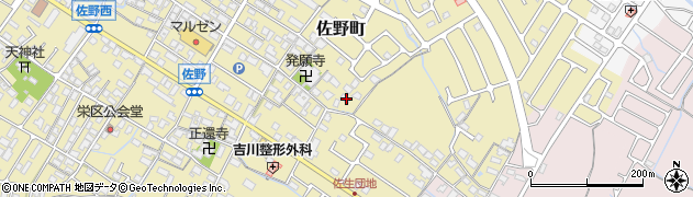 滋賀県東近江市佐野町225周辺の地図
