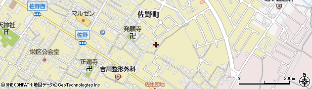 滋賀県東近江市佐野町227周辺の地図
