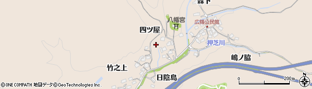 愛知県豊田市広幡町（四ツ屋）周辺の地図