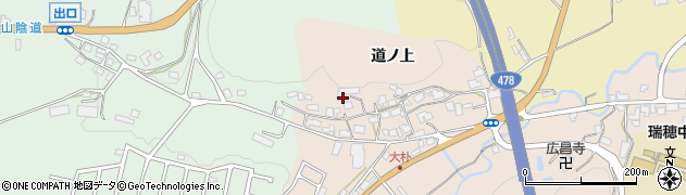 京都府船井郡京丹波町大朴道ノ上周辺の地図