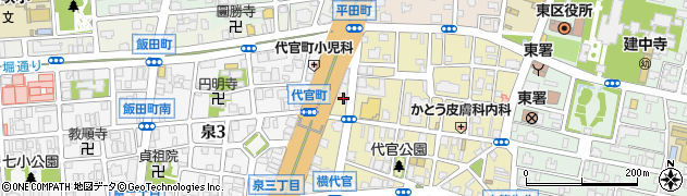 柏屋楽器店周辺の地図