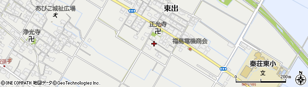 滋賀県愛知郡愛荘町東出207周辺の地図