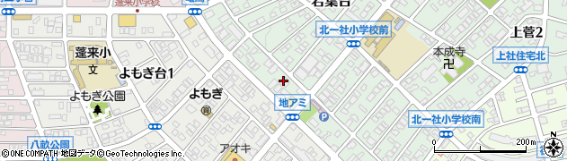 愛知県名古屋市名東区若葉台1512周辺の地図
