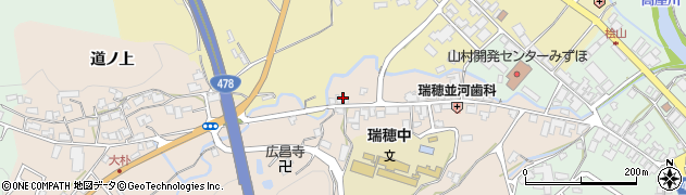 京都府船井郡京丹波町大朴川井戸周辺の地図