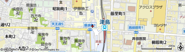 三菱ＵＦＪ銀行津島支店 ＡＴＭ周辺の地図
